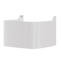 Habillage bas blanc Malicio plat compatible capacités 100 et 120L