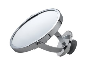 Miroir suspendu double face chrome