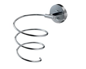 Porte sèche-cheveux chrome